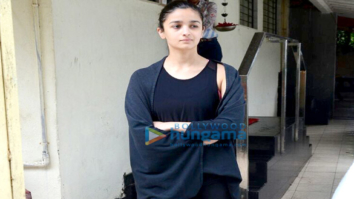 Alia Bhatt snapped post meeting at her agency Matrix office