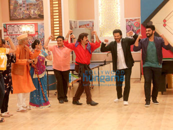 Anil Kapoor and Arjun Kapoor promote 'Mubarakan' on the show Taarak Mehta Ka Ooltah Chashmah