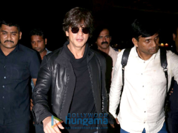 The gorgeous Anushka Sharma and the eternal superstar Shahrukh Khan depart for Dubai
