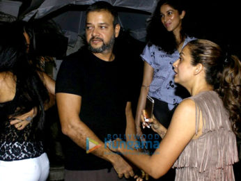 Arbaaz Khan, Amrita Arora & Shakeel Ladak snapped post dinner at Olive