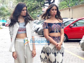 Arjun Kapoor, Ileana and Athiya Shetty snapped promoting their film Mubarakan