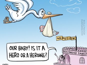 Bollywood Toons: Bollywood’s nepotism flag-bearers!