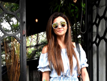 Daisy Shah snapped at The Korner House
