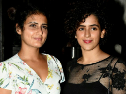Dangal girls Fatima Sana Shaikh and Sanya Malhotra snapped post dinner in Bandra