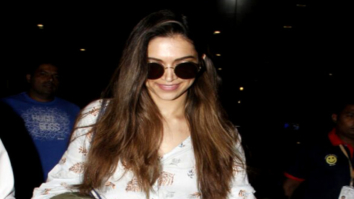 Deepika Padukone arrives from Bangalore