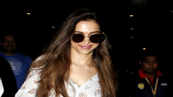 Deepika Padukone arrives from Bangalore