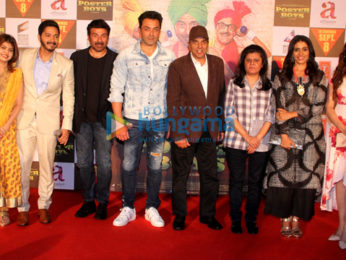 Dharmendra, Sunny Deol, Bobby Deol and Shreyas Talpade launch the trailer of 'Poster Boys'