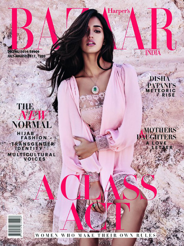 Disha Patani is exuding hotness in the cover for Harper’s Bazaar India
