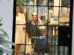 Esha Gupta and Navya Naveli snapped at Kromakay Salon