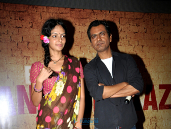 Nawazuddin Siddiqui and Divya Dutta grace the first look launch of 'Babumoshai Bandookbaaz'