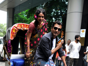 Nawazuddin Siddiqui and Divya Dutta grace the first look launch of 'Babumoshai Bandookbaaz'