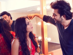 Friendly Exes: Katrina Kaif and Ranbir Kapoor engrossed in a poignant conversation during Jagga Jasoos promotions