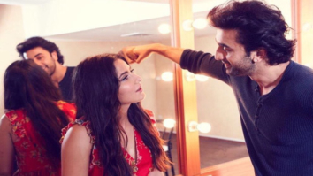 Friendly Exes: Katrina Kaif and Ranbir Kapoor engrossed in a poignant conversation during Jagga Jasoos promotions