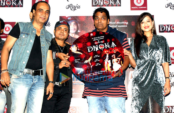 Ganesh Acharya, Madalsa Sharma, Rimesh Raja launched the ‘Dhoka’ song with a live performance at PVR IKON, Andheri Ganesh Acharya, Madalsa Sharma, Rimesh Raja launched the ‘Dhoka’ song with a live performance at PVR IKON, Andheri