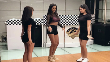 HOT! POONAM PANDEY teaches some SEXY dance steps to Indonesian models!