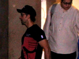 Hrithik Roshan snapped post visit at his doctor’s clinic