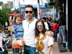 Imran Khan snapped with his lovely family post their lunch at Bastian