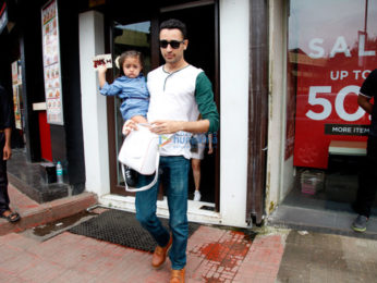 Imran Khan snapped with his lovely family post their lunch at Bastian