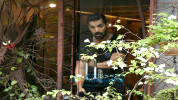 John Abraham snapped post salon session in Bandra