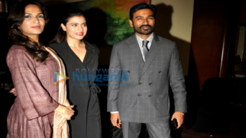 Kajol, Dhanush promote VIP 2 in Mumbai