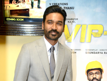 Kajol and Dhanush promote their film VIP2 in Delhi