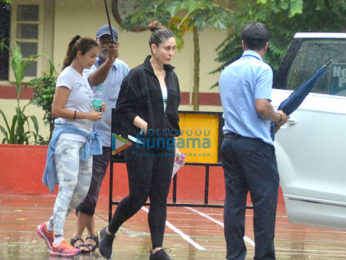 Kareena Kapoor Khan, Amrita Arora snapped at the gym today
