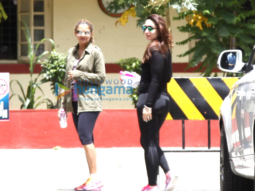 Kareena Kapoor Khan and Amrita Arora snapped at the gym