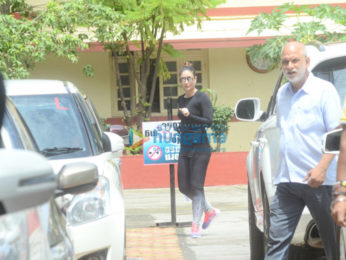 Kareena Kapoor Khan snapped at the gym today
