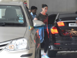 Kareena Kapoor Khan and her son Taimur Ali Khan snapped at her mom Babita Kapoor’s house