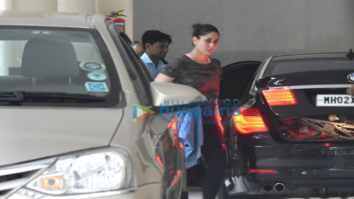 Kareena Kapoor Khan and her son Taimur Ali Khan snapped at her mom Babita Kapoor’s house