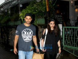 Kunal Khemu and Soha Ali Khan spotted at a cafe in Bandra
