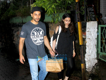 Kunal Khemu and Soha Ali Khan spotted at a cafe in Bandra