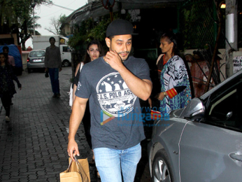 Kunal Khemu and Soha Ali Khan spotted at a cafe in Bandra