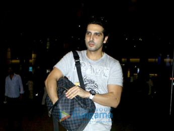 Manyata Dutt and Zayed Khan snapped at the airport
