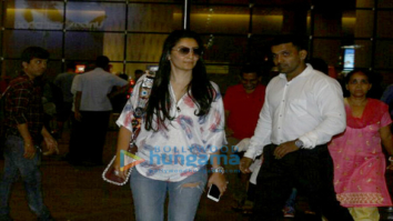 Manyata Dutt and Zayed Khan snapped at the airport