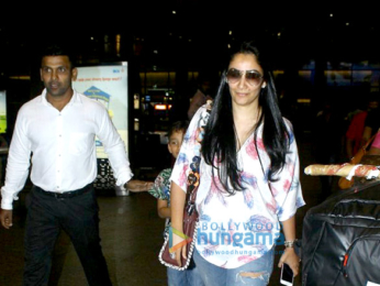 Manyata Dutt and Zayed Khan snapped at the airport
