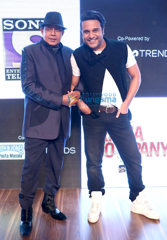 mithun chakraborty krushna abhishek attend the press conference of their show the drama company 7