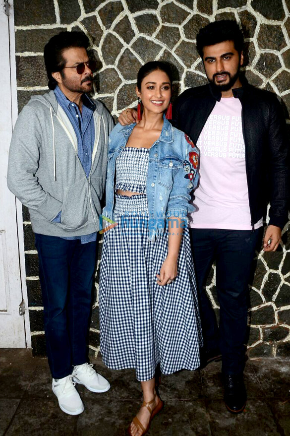 Mubarakan team promote their film at Wilson College, Mumbai