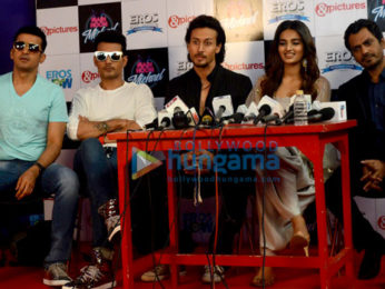 Tiger Shroff, Nidhhi Agerwal and Nawazuddin Siddiqui at the press conference of 'Main Hoon Michael'