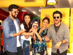 Promotions of the film ‘Mubarakan’ at Radio Mirchi 98.3 FM’s office