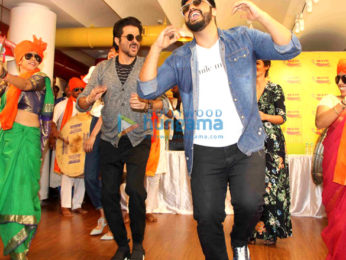 Promotions of the film 'Mubarakan' at Radio Mirchi 98.3 FM's office