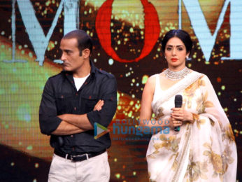 Promotions of the film 'Mom' on the sets of 'Sa Re Ga Ma Pa L'il Champs'