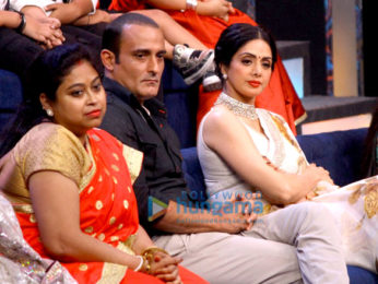Promotions of the film 'Mom' on the sets of 'Sa Re Ga Ma Pa L'il Champs'