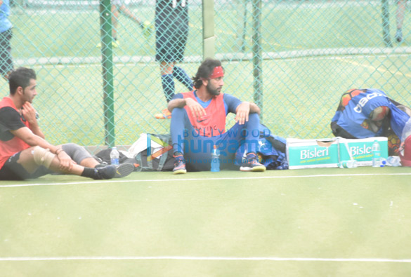 ranbir kapoor and armaan jain snapped during a football match 1