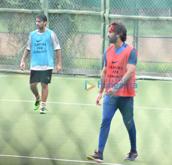 ranbir kapoor and armaan jain snapped during a football match 2