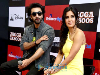 Ranbir Kapoor and Katrina Kaif promote Jagga Jasoos at the Reliance Store