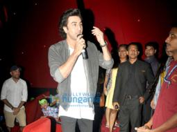 Ranbir Kapoor interacts with kids at a special screening of Jagga Jasoos