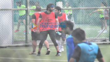 Ranbir Kapoor snapped at football practice