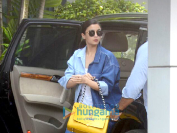 Ranveer Singh and Alia Bhatt depart for Delhi