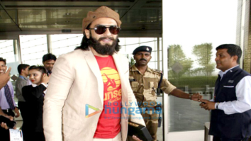 Ranveer Singh and Urvashi Rautela snapped at the airport
